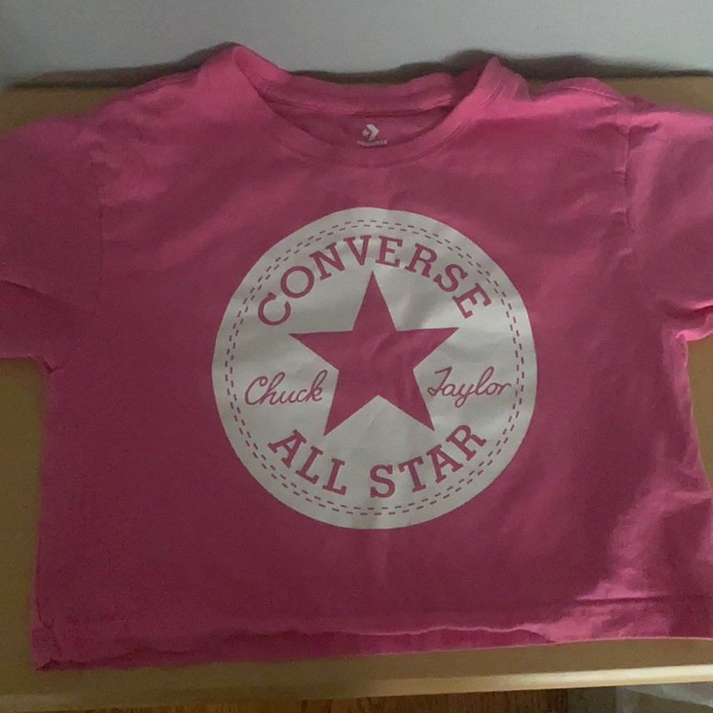 Girls Converse Cropped Tee Size 6X